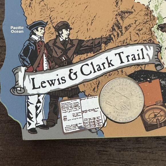 Cat's Meow Village Lewis and Clark Trail 2004 Historic Trails & Waterways Wooden - Picture 11 of 16